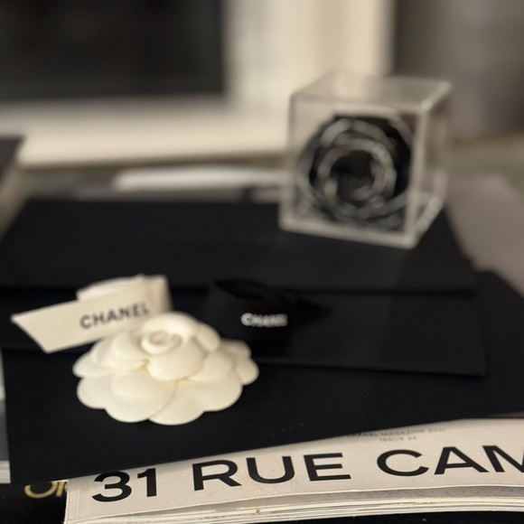 Authentic Chanel Ribbon and Camelia Bundle - Picture 2 of 3